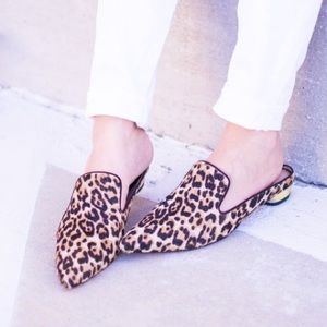Sam Edelman SOLD OUT leopard hair mules flats